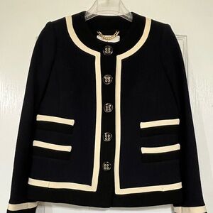 NWOT Milly Navy and Cream Blazer